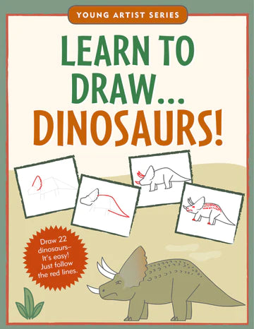 LEARN TO DRAW DINOSAURS