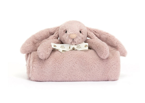 BASHFUL LUXE BUNNY ROSE BLANKIE