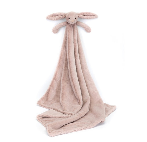 BASHFUL LUXE BUNNY ROSE BLANKIE