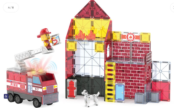 MAGNATILES FIRE STATION