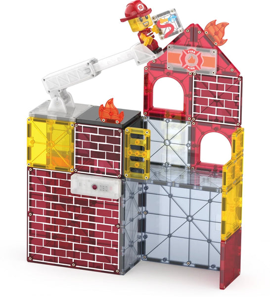 MAGNATILES FIRE STATION