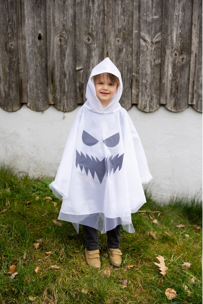SPOOKY GHOST PONCHO 3-4