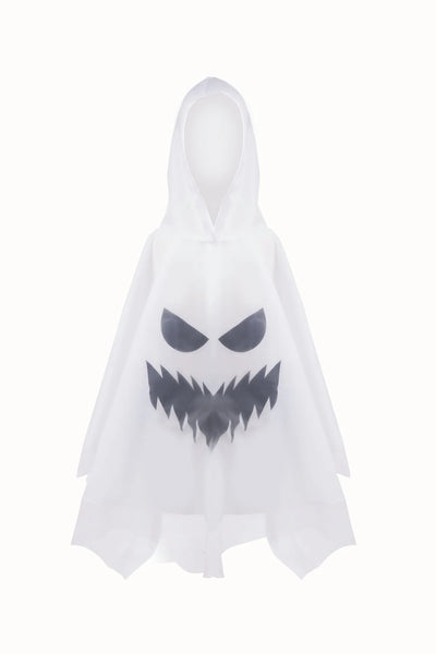 SPOOKY GHOST PONCHO 3-4