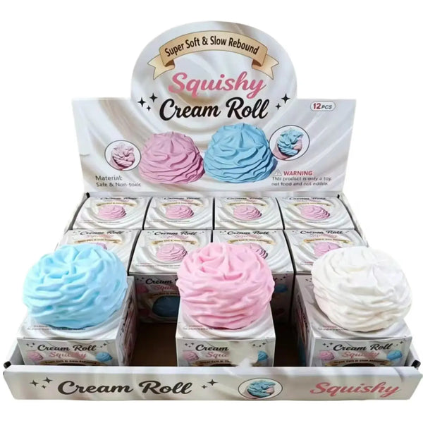 CREAM ROLL SQUISHY GEL FILLED