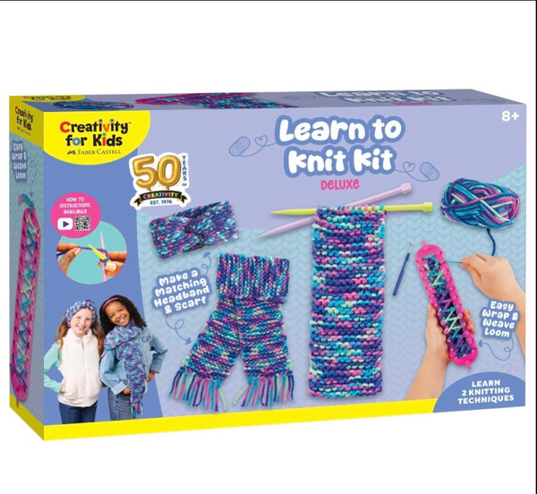 LEARN TO KNIT KIT DELUXE