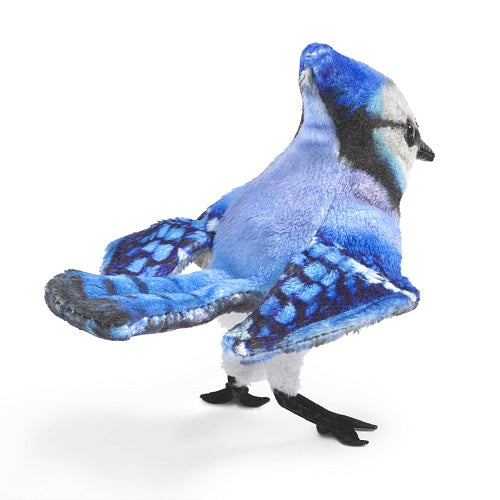 MINI BLUE JAY PUPPET