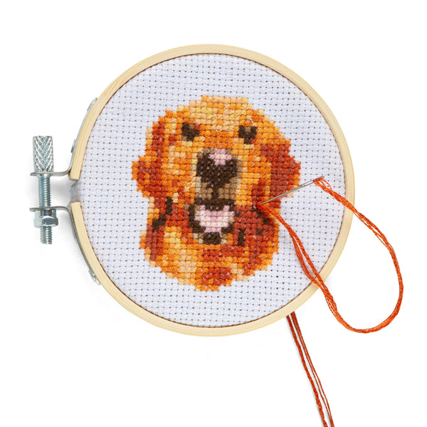 DOG  MINI CROSS STITCH