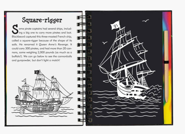 SCRATCH AND SKETCH PIRATES