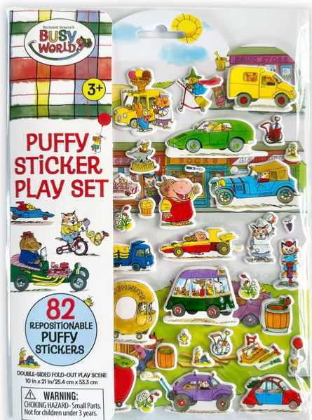 BUSY TOWN PUFFY STICKERS