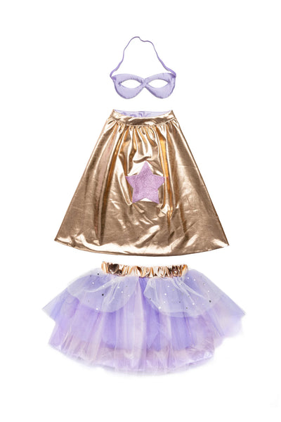 SUPER DUPER TUTU CAPE ROSE GOLD & LILAC