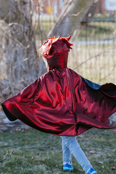 RUBY THE METALLIC DRAGON CAPE