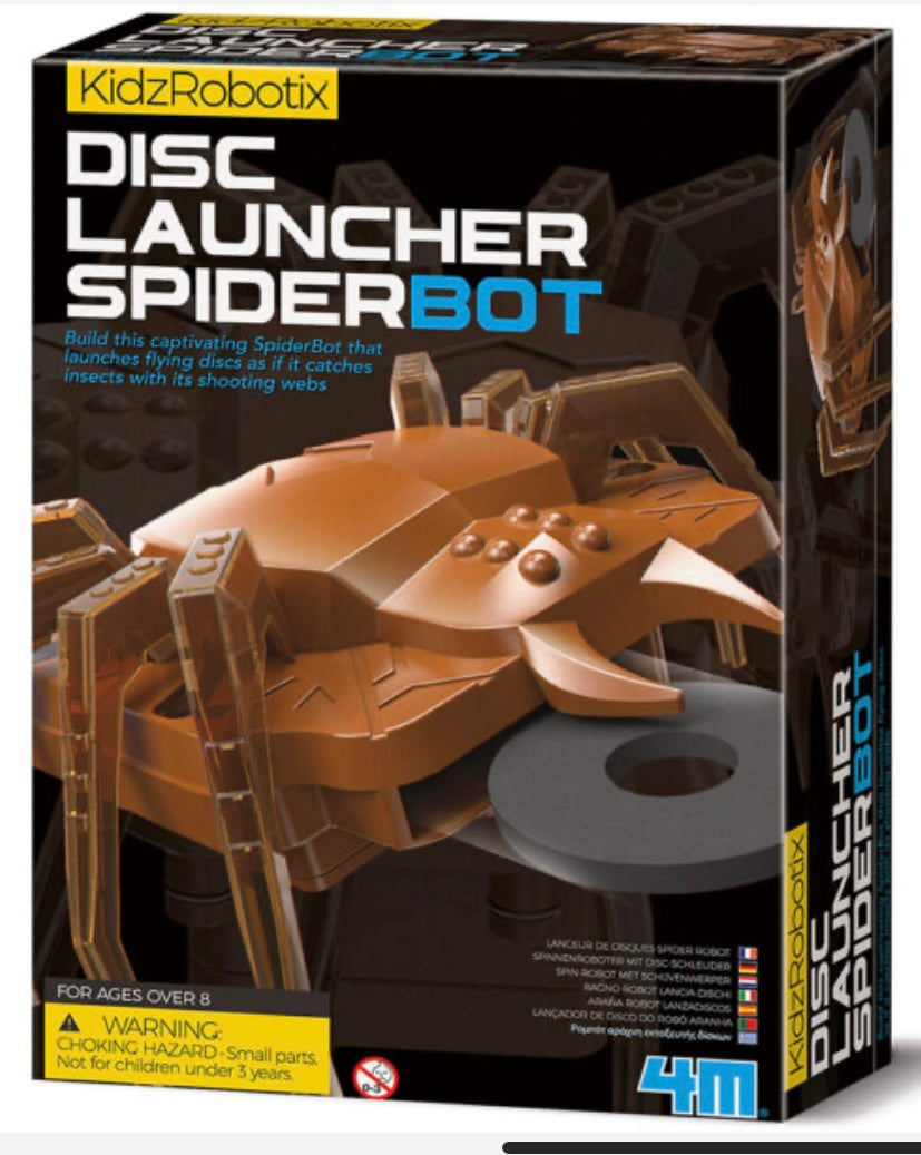 DISC LAUNCHING SPIDER BOT – tag-along-toys