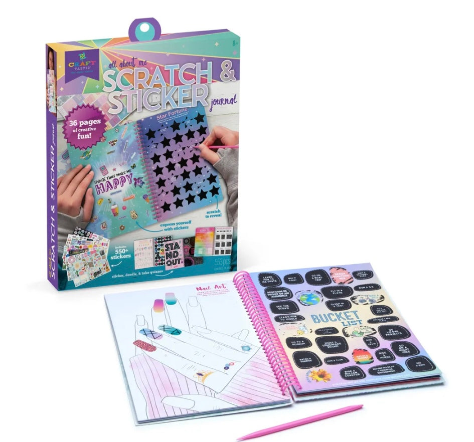CRAFT TASTIC SCRATCH JOURNAL – tag-along-toys
