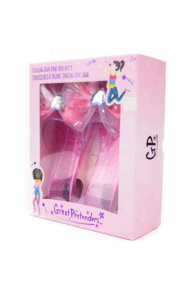 DANCING DIVA PINK HEELS