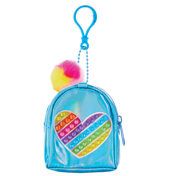 BUBBLE GEMS BACKPACK KEY CHAIN