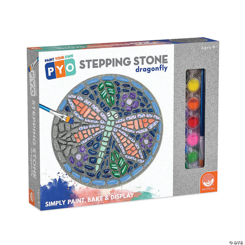 PAINT YOUR OWN DRAGONFLY STEPPING STONE