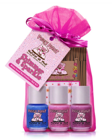 SHIMMER AND SPARKLE GIFT SET PIGGY PAINT