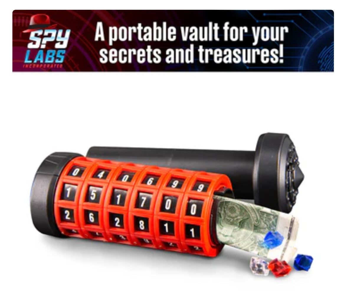 SPY LABS CRYPTIC PUZZLE SAFE – tag-along-toys
