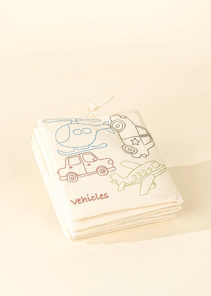 BABY'S FIRST CLOTH BOOK VEHICL