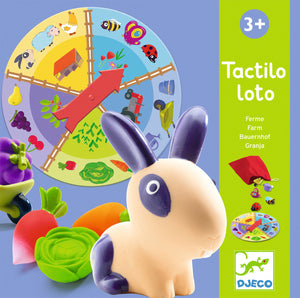 TACTILE LOTO FARM GAME BY DJECO