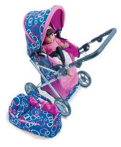 DOLL STROLLER WITH COT