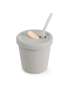 HAAKAA SILICONE SIPPY CUP GREY