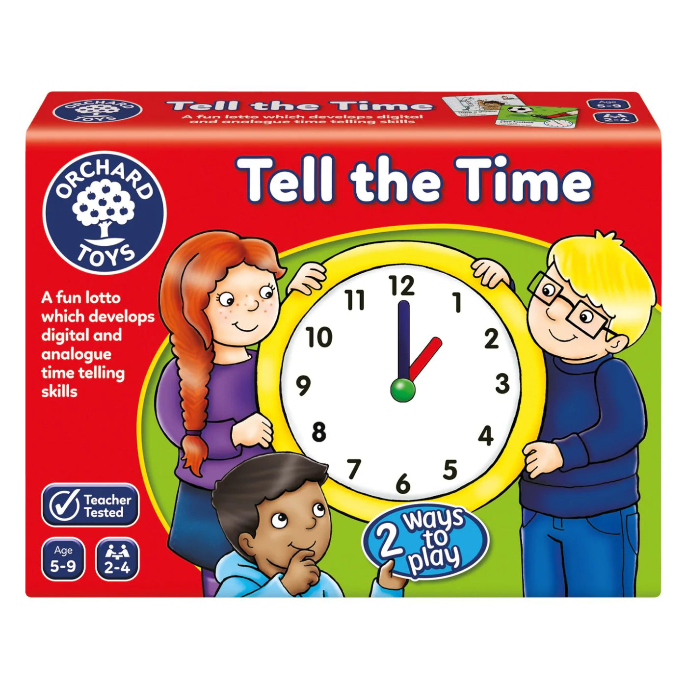 LOTTO TELL THE TIME ENG ORCHARD TOYS