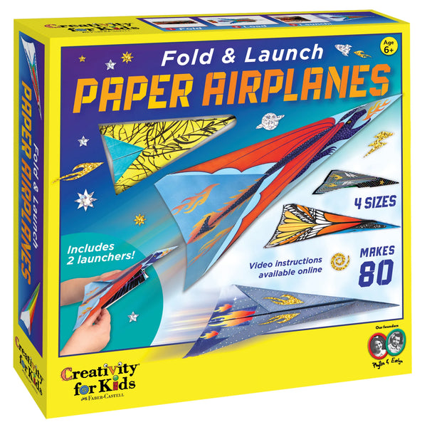 FOLD & LAUNCH PAPER AIRPLANES