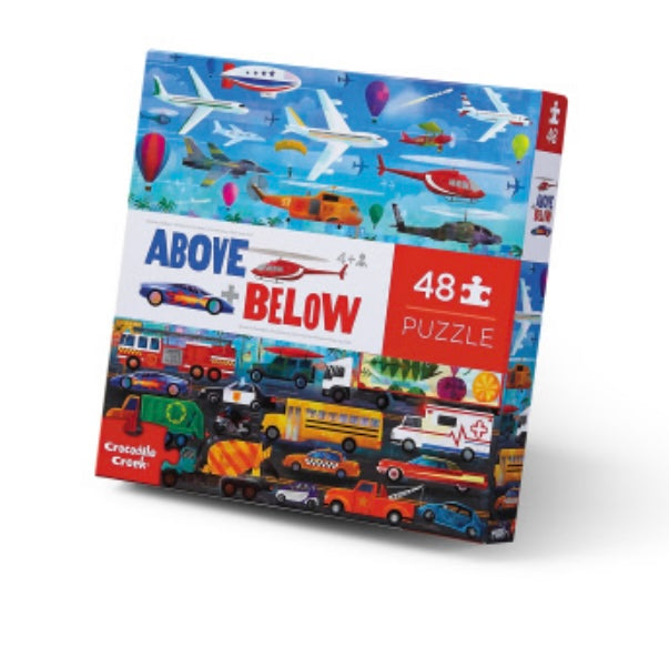 48 PIECE ABOVE AND BELOW THINGS THAT GO