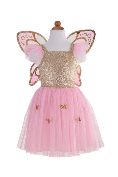 GOLD BUTTERFLY DRESS AND WINGS