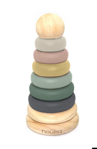 NOUKA WOOD & SILICONE  STORM STACKER