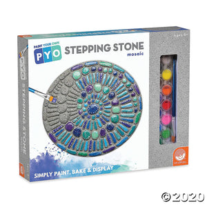 PAINT YOUR OWN STEPPING STONE MOSAIC