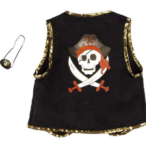 PIRATE VEST W EYE PATCH