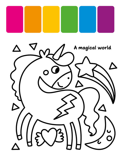 MY FIRST PAINTING BOOK MAGICAL UNICORNS